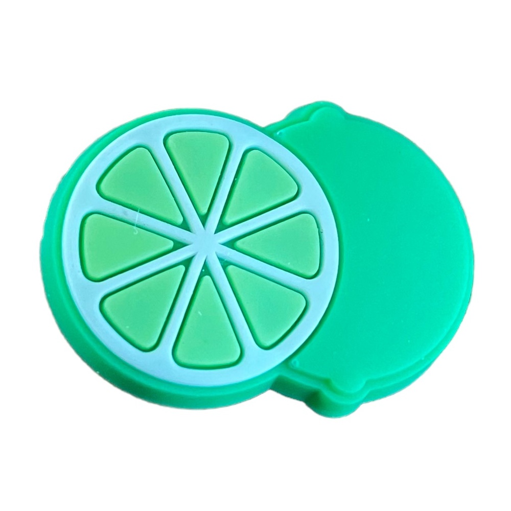 Lime Croc Charm